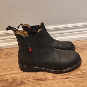Like New Oliberte Women's 'Sarnia' Black Leather Boots, Made in CAN - Sz 8
